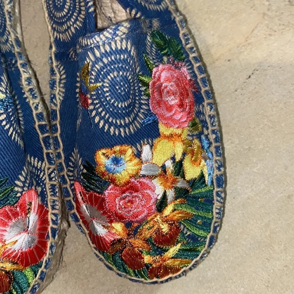 🌸HP🌸Johnny Was Anenome Platform Espadrille!